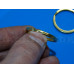 Кольцо ключное из латуни плоское 30 мм