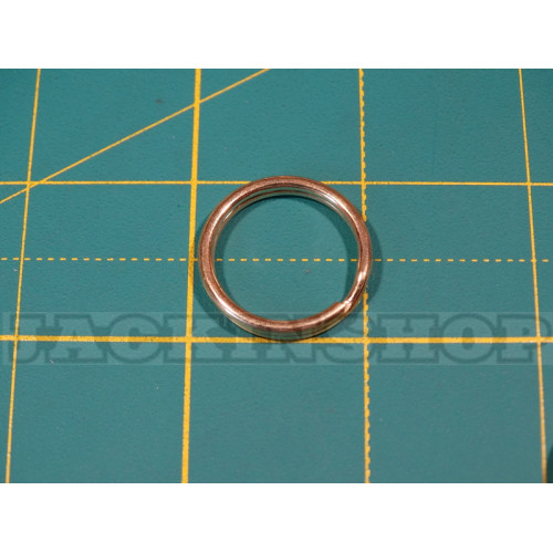 Кольцо ключное из латуни 20мм ( круглая проволока )