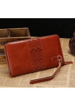 Чоловік клатч Vintage 14189 Коричневий
