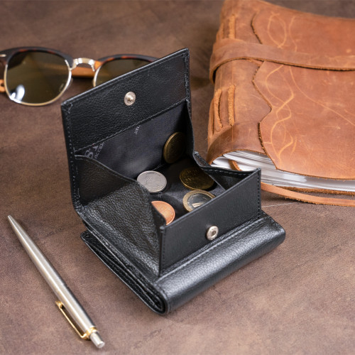 Компактный кошелек женский ST Leather 19256 Черный
