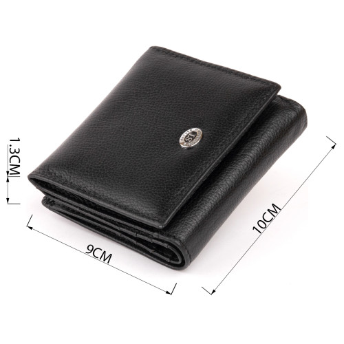 Компактный кошелек женский ST Leather 19256 Черный
