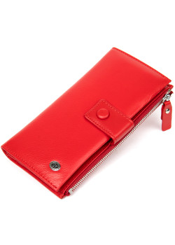 Яркий женский кошелек-клатч ST Leather 19374 Красный