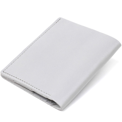 Практичне портмоне із натуральної шкіри Shvigel 16514 Сірий