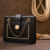 Сумка из кожзаменителя с тиснением Vintage sale_14943 Черная
