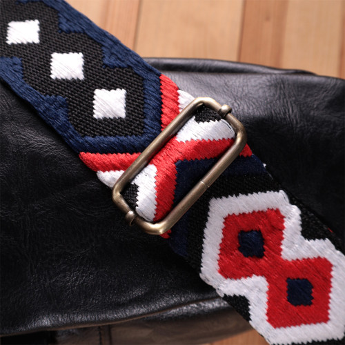 Жіночий слінг сумка через плече з екошкіри Vintage sale_15117 Чорний