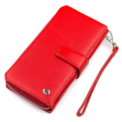 Гаманець жіночий ST Leather 18456 (SТ228) дуже гарний Червоний