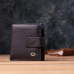 Компактний жіночий гаманець із натуральної шкіри ST Leather 22855 Коричневий