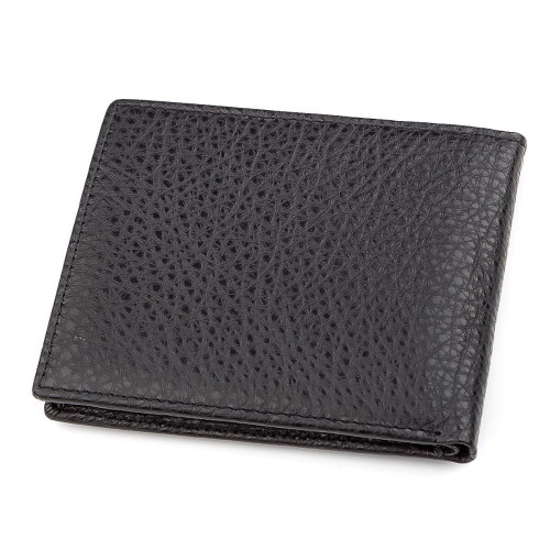 Чоловічий гаманець ST Leather 18319 (ST160) шкіряний Чорний