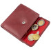 Небольшой женский бумажник с монетницей ST Leather 18920 Бордовый