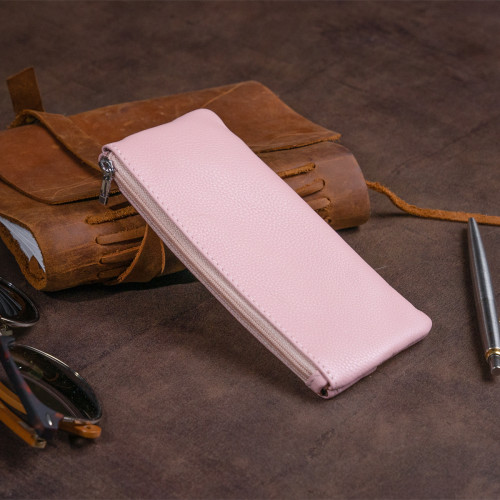 Ключница-кошелек с кармашком женская ST Leather 19353 Розовая