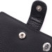 Надежная визитница из натуральной кожи ST Leather 22469 Черный
