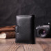 Надежная визитница из натуральной кожи ST Leather 22469 Черный