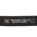 Кожаный мужской ремень под джинсы GRANDE PELLE 11682 Черный