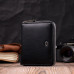 Портмоне для женщин на молнии в классическом цвете из натуральной кожи ST Leather 19488 Черный