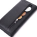 Кожаный женский кошелек с геометрическим клапаном ST Leather 22546 Черный