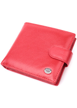 Женский трендовый бумажник из натуральной кожи ST Leather 22555 Красный