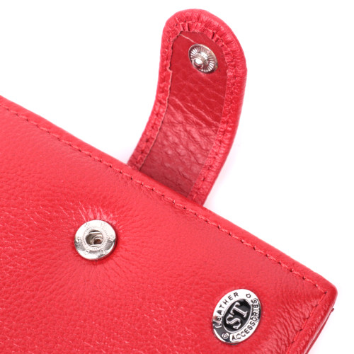 Женский трендовый бумажник из натуральной кожи ST Leather 22555 Красный