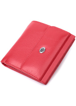 Женское удобное портмоне из натуральной кожи ST Leather 22723 Красный