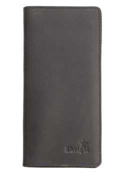 Кошелек SHVIGEL из винтажной кожи 13794 Черный