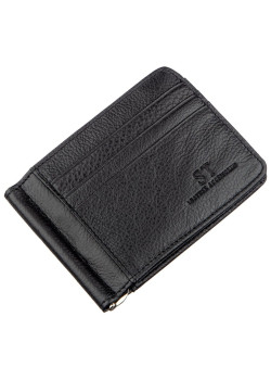 Чоловічий зажим з кишенями для карток ST Leather 18940 Чорний