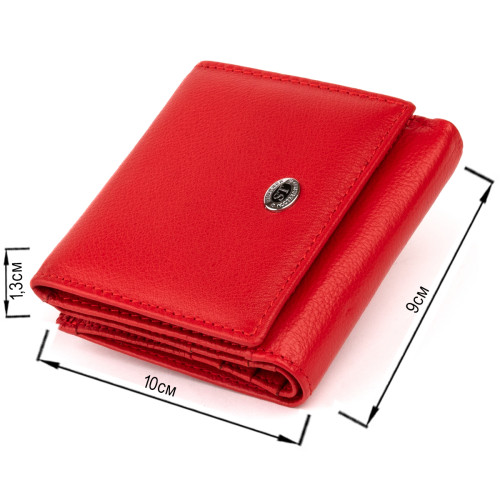 Компактный кошелек женский ST Leather 19259 Красный