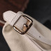 Зручна жіноча сумка з однією довгою ручкою із натуральної шкіри Vintage 22307 Біла