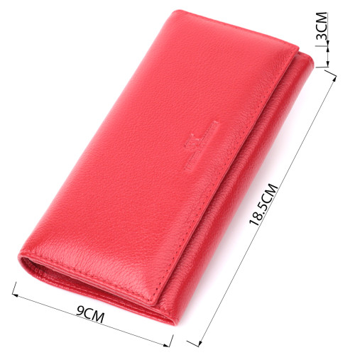Отменный женский кошелек из натуральной кожи ST Leather 22524 Красный