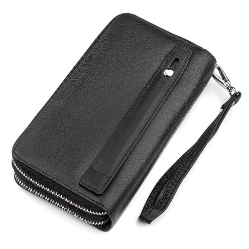 Мужской кошелек ST Leather 18451 (ST127) натуральная кожа Черный