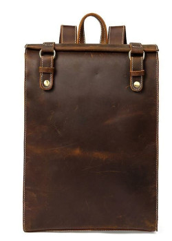 Рюкзак шкіряний дорожній Vintage 14796 Коричневий