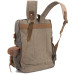 Туристический рюкзак canvas Vintage 20107 Болотный