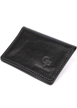 Кожаная визитница GRANDE PELLE 11487 Черный