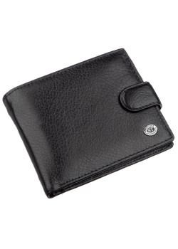 Чоловік універсальний гаманець ST Leather 18836 Чорний