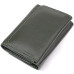 Маленький кошелек удобного формата из натуральной кожи ST Leather 23076 Зеленый