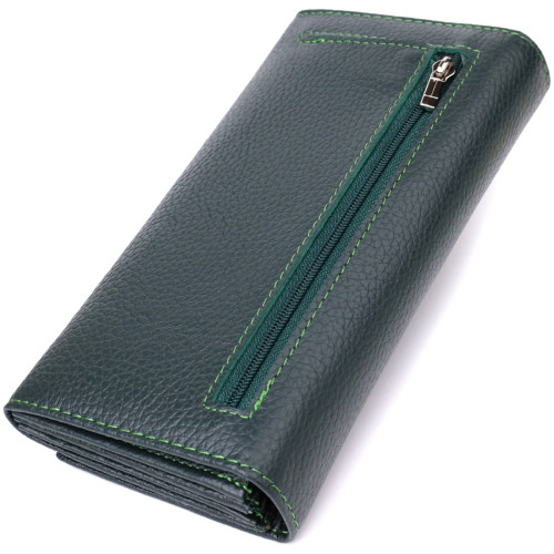 Модный кошелек для женщин из натуральной кожи ST Leather 23099 Зеленый