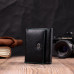 Женский небольшой кошелек из натуральной кожи ST Leather 19504 Черный