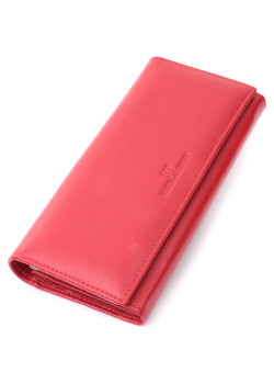 Классический женский кошелек из натуральной кожи ST Leather 22675 Красный
