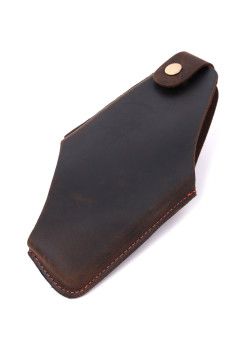 Оригинальный чехол для телефона из натуральной винтажной кожи Vintage sale_15058 Коричневый