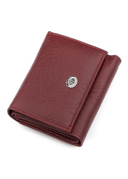 Гаманець ST Leather 18324 (ST440) шкіряний Бордовий
