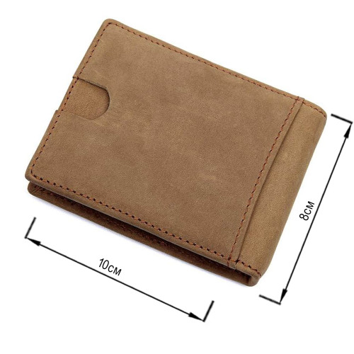 Зажим для денег Vintage 14532 из натуральной кожи Коричневый