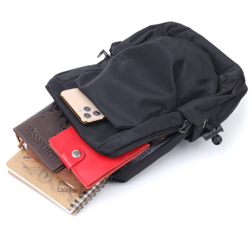 Универсальная мужская текстильная сумка Vintage 20576 Черный