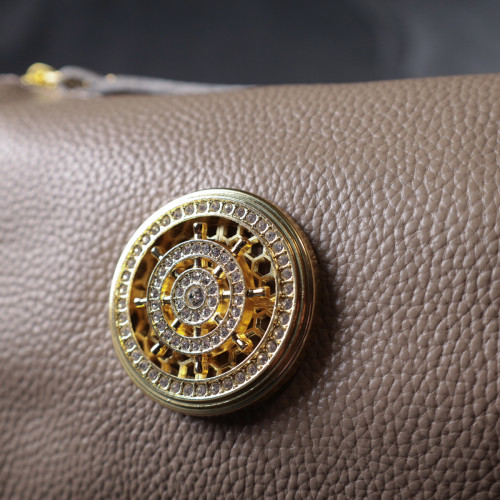 Сумка для стильных женщин из натуральной кожи Vintage 22263 Бежевая