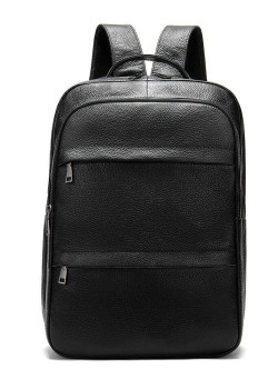 Рюкзак Vintage 14696 шкіряний Чорний