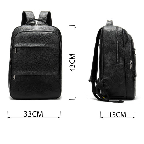 Рюкзак Vintage 14696 шкіряний Чорний