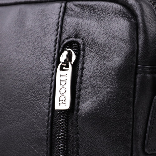 Стильная мужская сумка через плечо из натуральной кожи Tony Perotti 20882_1 (6047 nero) Черный