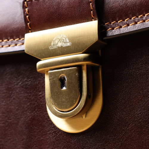 Чоловічий портфель з натуральної шкіри Tony Perotti 20896_1 (8091 moro) Коричневий