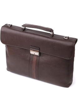 Стильная мужская сумка для ноутбука из натуральной кожи Tony Perotti 20903_1 (9514 moro) Коричневый