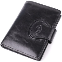 Удобный кошелек из глянцевой натуральной кожи Tony Perotti 20875_1 (1693 nero) Черный