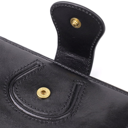 Зручний гаманець із глянсової натуральної шкіри Tony Perotti 20875_1 (1693 nero) Чорний