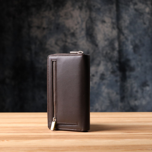 Стильний жіночий вертикальний гаманець із натуральної шкіри Tony Perotti 20878_1 (5084 moro) Коричневий