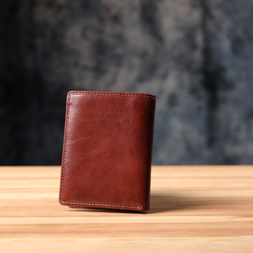 Бумажник для мужчин из глянцевой натуральной кожи Tony Perotti 20897_1 (3549 moro) Коричневый